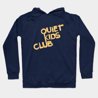 Introverted Quiet Kids Club Typography Hoodie